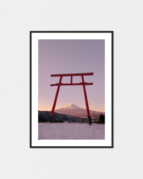 Asa Asama Fuji-san Poster