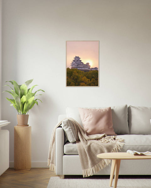 Himeji Sunset Poster