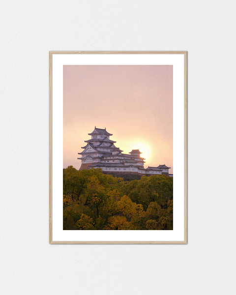Himeji Sunset Poster