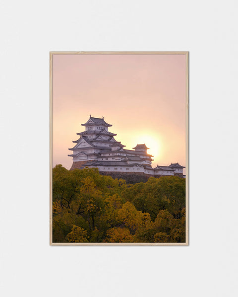 Himeji Sunset Poster