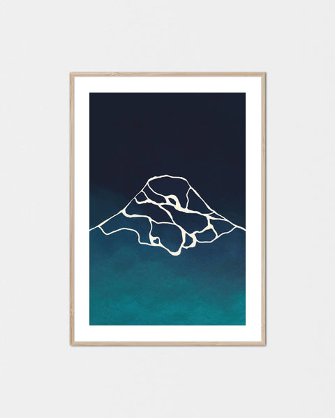 Umi-e no Ai Mount Fuji Poster