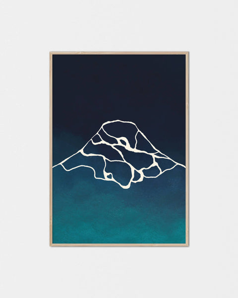 Umi-e no Ai Mount Fuji Poster