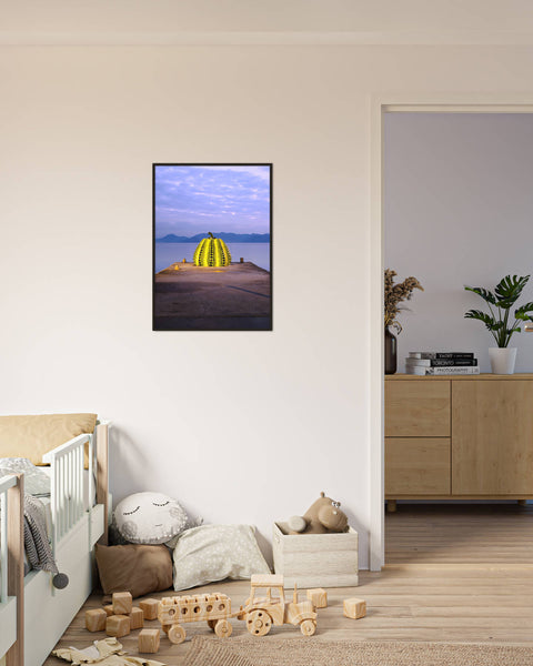Yellow Pumpkin Heiwa-na Yoru Poster