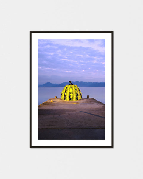 Yellow Pumpkin Heiwa-na Yoru Poster