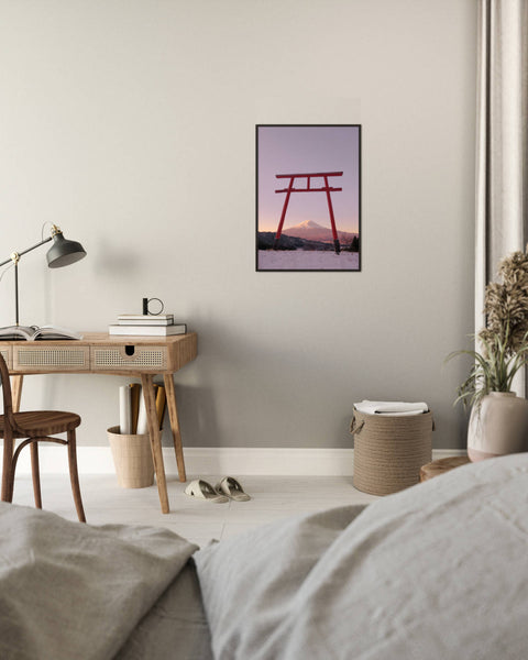 Asa Asama Fuji-san Poster