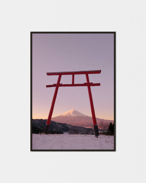 Asa Asama Fuji-san Poster