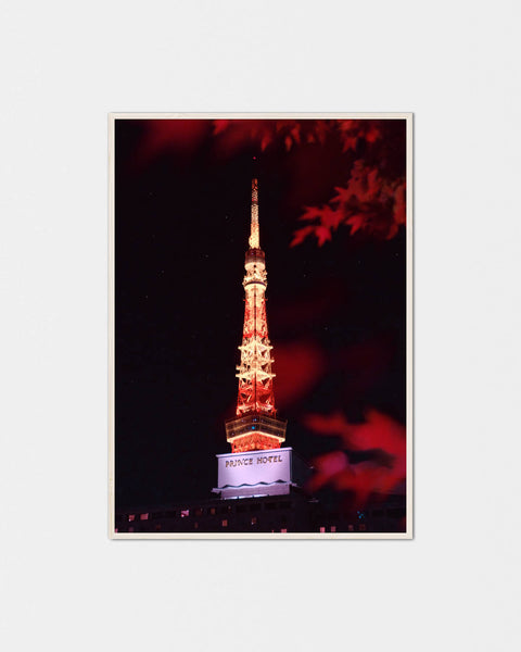 Romantic Night Tokyo-Tower Prince Hotel Poster