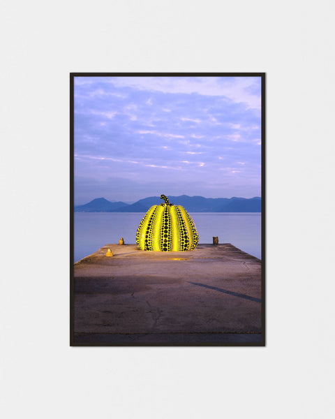 Yellow Pumpkin Heiwa-na Yoru Poster